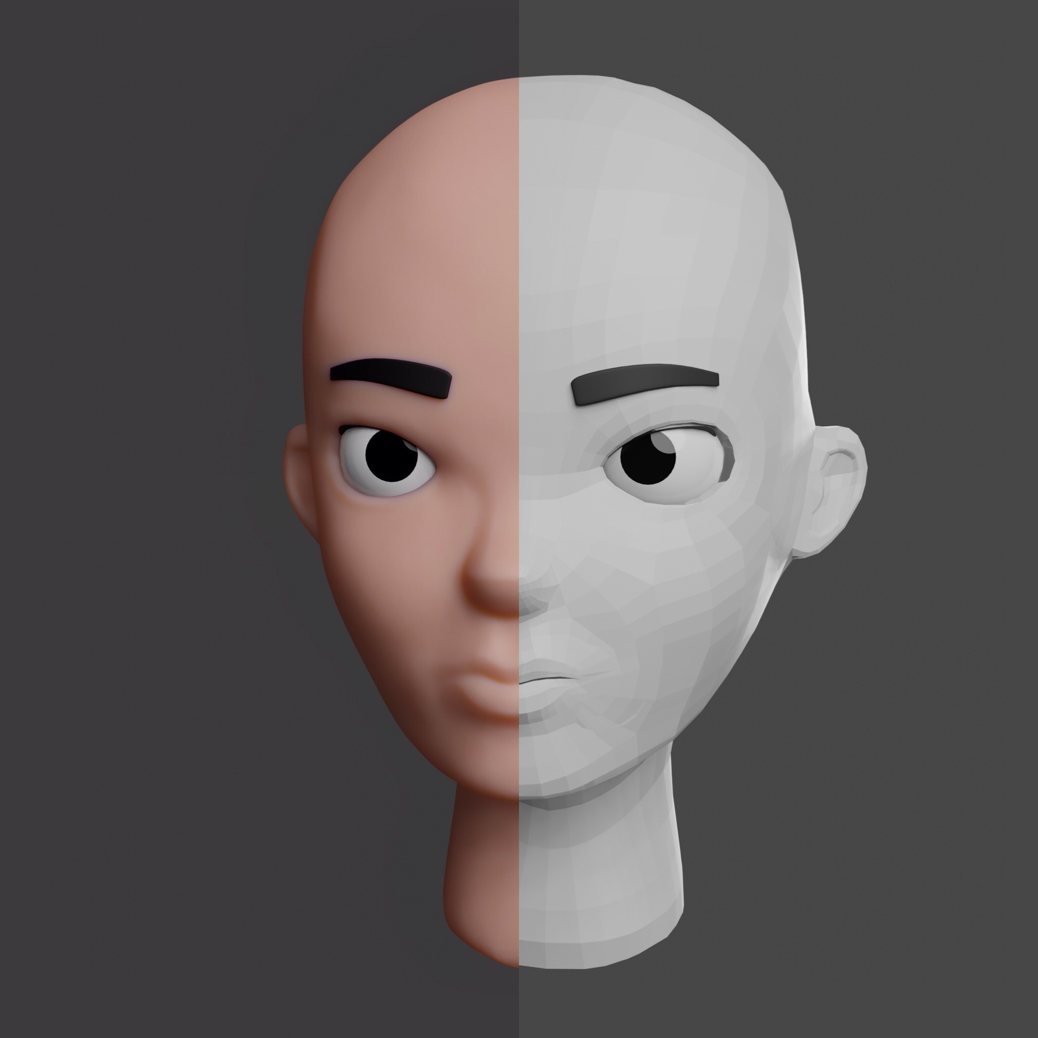 Render of a head.